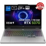 Lenovo Loq 15IRX10 83JE00EWTR I7-13650HX 24 GB 1 Tb SSD RTX5070 15.6" Full Hd Gaming Laptop - Outlet