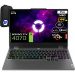 Lenovo Loq Ryzen 7 7435HS 64GB Ram 2tb SSD RTX4070 WIN11 Pro 15.6" 144Hz Fhd 83JC00F6TREP8 + Elektropasaj Çanta - 2 TB - 64 GB