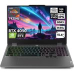 Lenovo Loq Ryzen 7-7435HS 8-Gbddr5 512 Gbssd RTX4050 (6GB-105W) 15.6" Fhd Freedos Oyuncu Notebook 83JC00CRTRFR16 - 8 GB