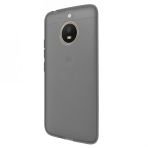 Lenovo Moto E4 Plus Kilif Soft Silikon Seffaf-Siyah Arka Kapak