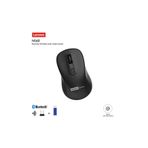 LENOVO N560 Bluetooth + 2.4 Ghz Kablosuz Dual Modlu Sessiz Mouse Siyah