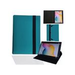 Lenovo Tab 3 10.1" Business Tablet Uyumlu Standlı Üniversal Kapaklı Tablet Kılıfı - Turkuaz
