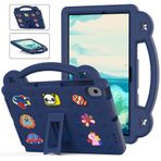 Lenovo Tab K10 TB-X6C6F X6C6L X6C6X 2021 için Tablet Kılıfı Çocuklar Dostu Kendin Yap Karton Sevimli Bebek, Saplı Stand Hafif EVA Köpük Tam Gövde Ekran Koruması Darbeye Dayanıklı Kapak Lacivert