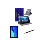 Lenovo Tab M10 (3 NESİL TB328 Standlı Tablet Kılıfı+Nano Kırılmaz Ekran Koruyucu+Dokunmatik Kalem Lacivert