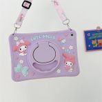 Lenovo Tab M10 Plus TB-X606F 10.3 Inç Uyumlu Cute Dolls Standlı Çocuklara Özel Sevimli Karakterli - Lila Cute