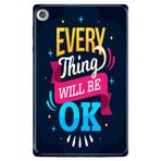 Lenovo Tab M10 TB-X306F Gen.2 ile Uyumlu Desenli Silikon Tablet Kılıfı, Everything, Çok Renkli avonm-v-cvr451242