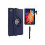 Lenovo Tab M10 Tb328fu Tablet Zaae0012tr Unisoc T610 Uyumlu 360 Dönen Tablet Kılıfı 3 Lü Set lacivert