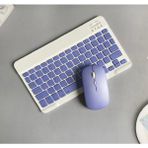 Lenovo Tab P11 2.nesil Uyumlu Bluetooth Klavye Mouse Set - Mor
