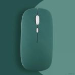 Lenovo Tablet Şarj Edilebilir Sessiz Mouse Bluetooth + 2.4Hz Wifi Kablosuz Mouse Fare Haki