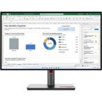 Lenovo Think Vision Monitör 27″ Düz, Qhd, IPS Panel, 90W Pd, Kvm, 60 Hz, 5 Ms (63A1GAT1UK) ile Usb‑c Hub - 0,03 ms - 100 Hz