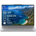 Lenovo Thinkbook 14 21SG00L8TX-02 I5-13420H 16GB Ddr5 512GB+2TB SSD Wuxga 14" IPS 60Hz Freedos - 2 TB + 512 GB - 16 GB