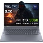 Lenovo Thinkbook 16P G6 Iax 21R0001JTX Fr5 Intel Core Ultra 9-275HX 16 GB Ddr5 1 Tb Rtx 5060 8gb 115W 16 Inç 3.2k 165Hz IPS Windows 11 Pro Gaming Laptop