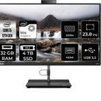 Lenovo THİNKCENTRE NEO 30A i5 1240P 32 GB RAM 4 TB SSD 23.8" FHD FDOS ALL IN ONE PC 12B0002CTX