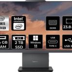 LENOVO ThinkCentre Neo 50a G5 i5 13420H 64GB DDR5 2TB SSD 23.8" FHD W11P All in One & PER4 Bellek
