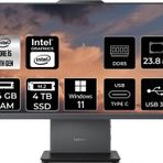LENOVO ThinkCentre Neo 50a G5 i5 13420H 64GB DDR5 4TB SSD 23.8" FHD W11P All in One & PER4 Bellek