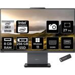 LENOVO ThinkCentre Neo 50A i7 13620H 8GB DDR5 256GB SSD 27" FHD IPS W11P Siyah All in One PC & PER4