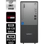 Lenovo Thinkcentre Neo 50T Gen 5 i7 14700 Masaüstü Bilgisayar 48GB RAM 512GB SSD FreeDOS + Per4 USB 12UAS0GL00P369