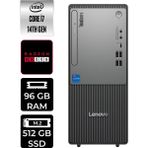 Lenovo Thinkcentre Neo 50T Gen 5 i7 14700 Masaüstü Bilgisayar 96GB RAM 512GB SSD FreeDOS + Per4 USB 12UD001UTRP377