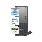 Lenovo Thinkcentre Neo 50T Gen5 Intel Core I7 14700 64Gb Ddr5 512Gb Ssd Windows 11 Home Nvidia Gtx1650 4Gb Masaüstü Bilgisayar 165012Uas0gl00h22 + Z