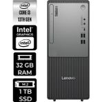 Lenovo Thinkcentre Neo 50T i3 13100 Masaüstü Bilgisayar 32GB RAM 1TB SSD FreeDOS + Per4 USB 12UB0009TRP306
