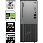 Lenovo Thinkcentre Neo 50T i3 13100 Masaüstü Bilgisayar 32GB RAM 512GB SSD FreeDOS + Per4 USB 12UB0009TRP425