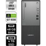 Lenovo Thinkcentre Neo 50T i3 13100 Masaüstü Bilgisayar 48GB RAM 4TB SSD FreeDOS + Per4 USB 12UB0009TRP432