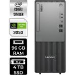 Lenovo Thinkcentre Neo 50T i3 13100 RTX 3050 Masaüstü Bilgisayar 96GB RAM 4TB SSD FreeDOS + Per4 USB 12UB0009TRP500