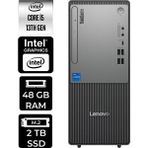 Lenovo Thinkcentre Neo 50T i5 13400 Masaüstü Bilgisayar 48GB RAM 2TB SSD FreeDOS + Per4 USB 12UB000BTRP311