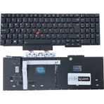 Lenovo Uyumlu Thinkpad E15 20Rd000ytx, E15 20Rd0010tx Işıklı Klavye Siyah Tr