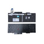 Lenovo Uyumlu Thinkpad E580 20Ks007wtx, E580 20Ks007ytx Işıklı Klavye Siyah Tr Çerçeveli
