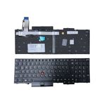 Lenovo Uyumlu Thinkpad E590 20Nba001tx, E590 20Nba003tx Işıklı Klavye Siyah Tr Çerçeveli