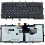 Lenovo Uyumlu Thinkpad X270 20Hn0013tx, X270 20Hn0014tx Işıklı Klavye Siyah Tr