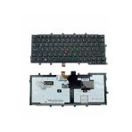 Lenovo Uyumlu Thinkpad X270 20Hns0af00, X270 20K50011tx Işıklı Klavye Siyah Tr