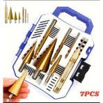 Lenox Tools 7 Parça Spiral Kademeli Matkap Ucu Sac Delme Hss Titanyum
