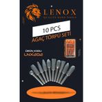 Lenox Tools Ahşap Törpü Seti 10 Parça Ağaç Törpüsü Matkap Ucu Ahşap Zımpara Şekillendirme Raspa Seti