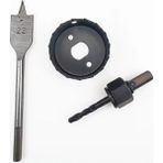 Lenox Tools Kapı Kilidi Kurulum Seti 3lü Ahşap Kapı Kilit Yeri Açma Aparatı Matkap Uyumlu 22 mm 54 mm