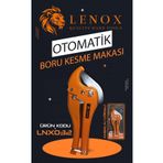 Lenox Tools Otomatik Boru Kesme Makası PVC Plastik PPR Boru Kesici Mandallı El Tipi Kesme Aleti