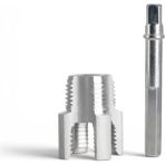 Lenox Tools Pprc Diş Açma Aparatı 3/4 Inç Iç Dış Diş Açma Aleti Matkap Şaftlı Tesisat Boru Tamir