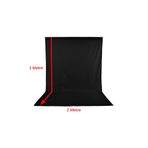Lens Black Screen Siyah Fon Perde 200x300 Cm Ürün Fotoğraf Çekimi Stüdyo Youtube Tiktok Için Arkaplan