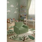 Lensa Home Çocuk Koltuğu Komple Sünger Katlanabilir Yataklı Minder Yatak (0-4 YAŞ) HAKİ YEŞİLİ