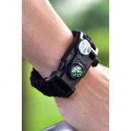 Lenscape Paracord Survival 19 İn 1 Led Işıklı Bileklik 🧭🔥💡