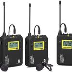 Lensgo LWM-328C Kablosuz İkili Yaka Mikrofonu Seti