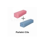 Lentebur34 Parlatma Cilasi ( Metal - Krom - Çelik ) 2 Adet Pembe + Mavi