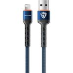 Lenyes LC515 iPhone Şarj Kablosu Lightning USB Hızlı Şarj Özellikli Data ve Şarj Kablosu 3A 1m Mavi