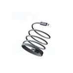Lenyes LC527 Spiral Magnetik Type-C To Type-C Hızlı Şarj Özellikli Data ve Şarj Kablosu 60W 1m Gri