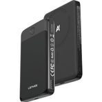 Lenyes PW0008D Pd 20W LED Ekran Yapay Zeka Destekli Ultra Ince Wireless Powerbank 15W 5000MAH Siyah