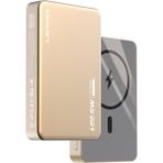 Lenyes PW119D Pd 20W Ultra Ince Hızlı Şarj Özellikli Wireless Powerbank 15W 10.000 mAh Gold