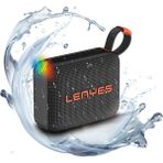 Lenyes S216 V5.3 Siyah Su Geçirmez Özellikli Rgb Işıklı Askılı Mini Bluetooth Speaker Hoparlör