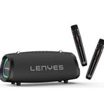 Lenyes S860 V5.3 Siyah Rgb Işıklı Taşınabilir Bluetooth Speaker Hoparlör