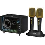 Lenyes S862 V5.3 120W Siyah Su Geçirmez Mikrofonlu Çoklu Giriş Karaoke Bluetooth Hoparlör